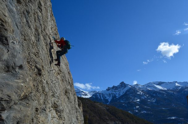 mur final ferrata Vigneaux